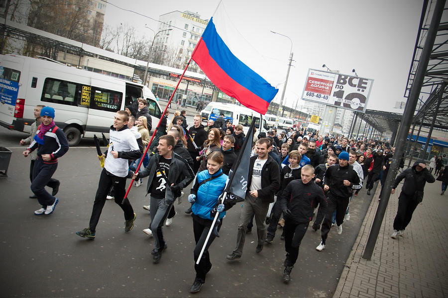 Русская пробежка и Русский Марш