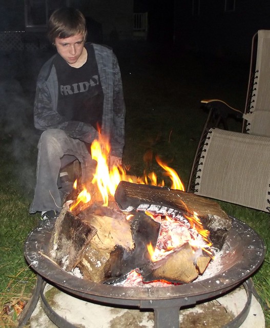Nick by the fire