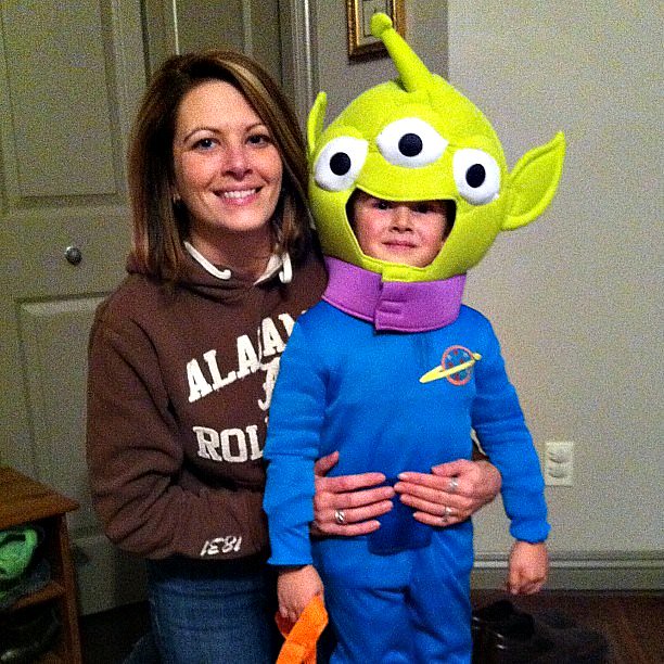 Me & my little alien. Happy Halloween!