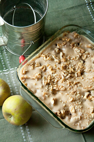 Apple Cake with Browned Butter Icing