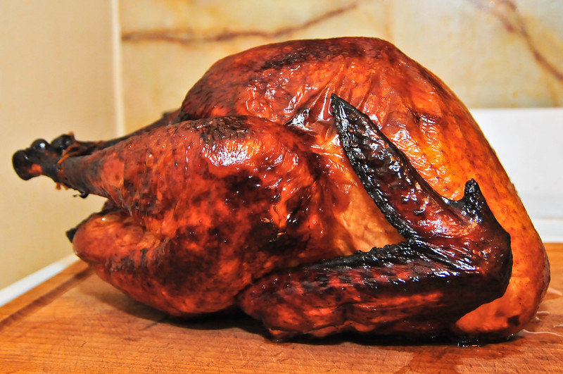 Honey-Brined Smoked Turkey