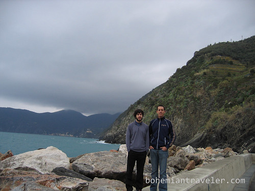 Stephen and Michael in Vernazza