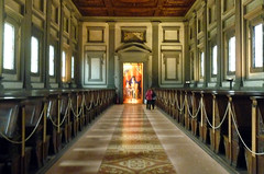 Michelangelo, Laurentian Library, Reading Room (Rear)