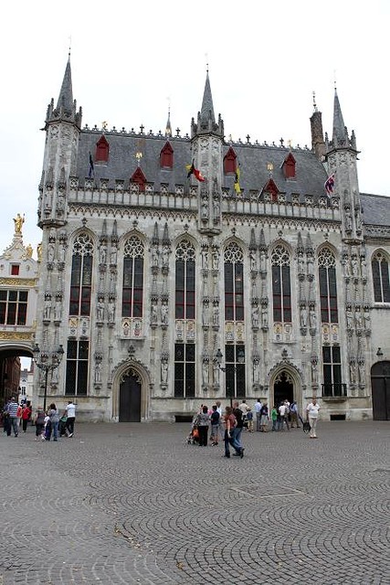 Town Hall Bruges with beautiful decoration