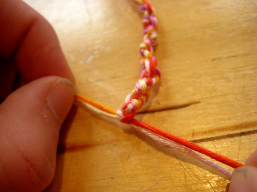 knotted friendship bracelet