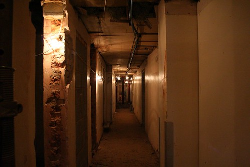 Basement corridor