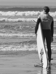 The Frenchman waiting for the perfect wave...