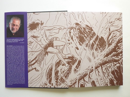 The Art of Joe Kubert (edited by Bill Schelly) - endpapers