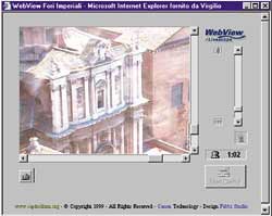 Rome, The Imperial Fora (1999-2000): Foto's of the Imperial Fora excavations by the web camera of the City of Rome's 
