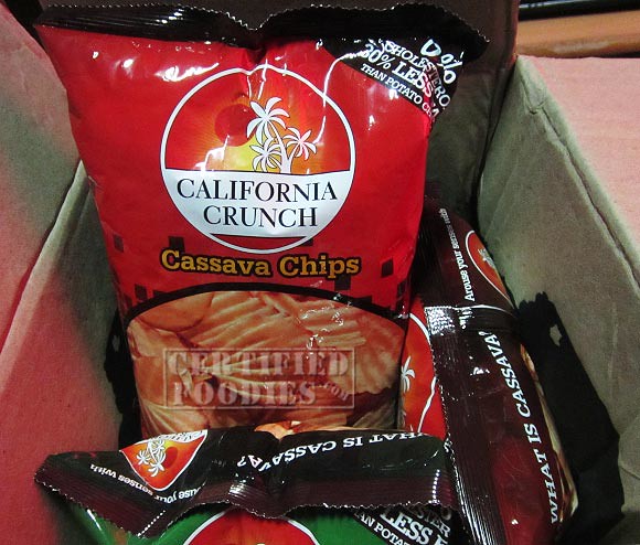 California Crunch Cassava Chips we received as a prize