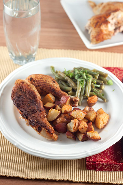 Chili-Roasted Chicken and Potatoes