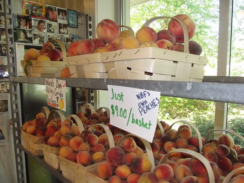 Peaches at Ward's Berry Farm