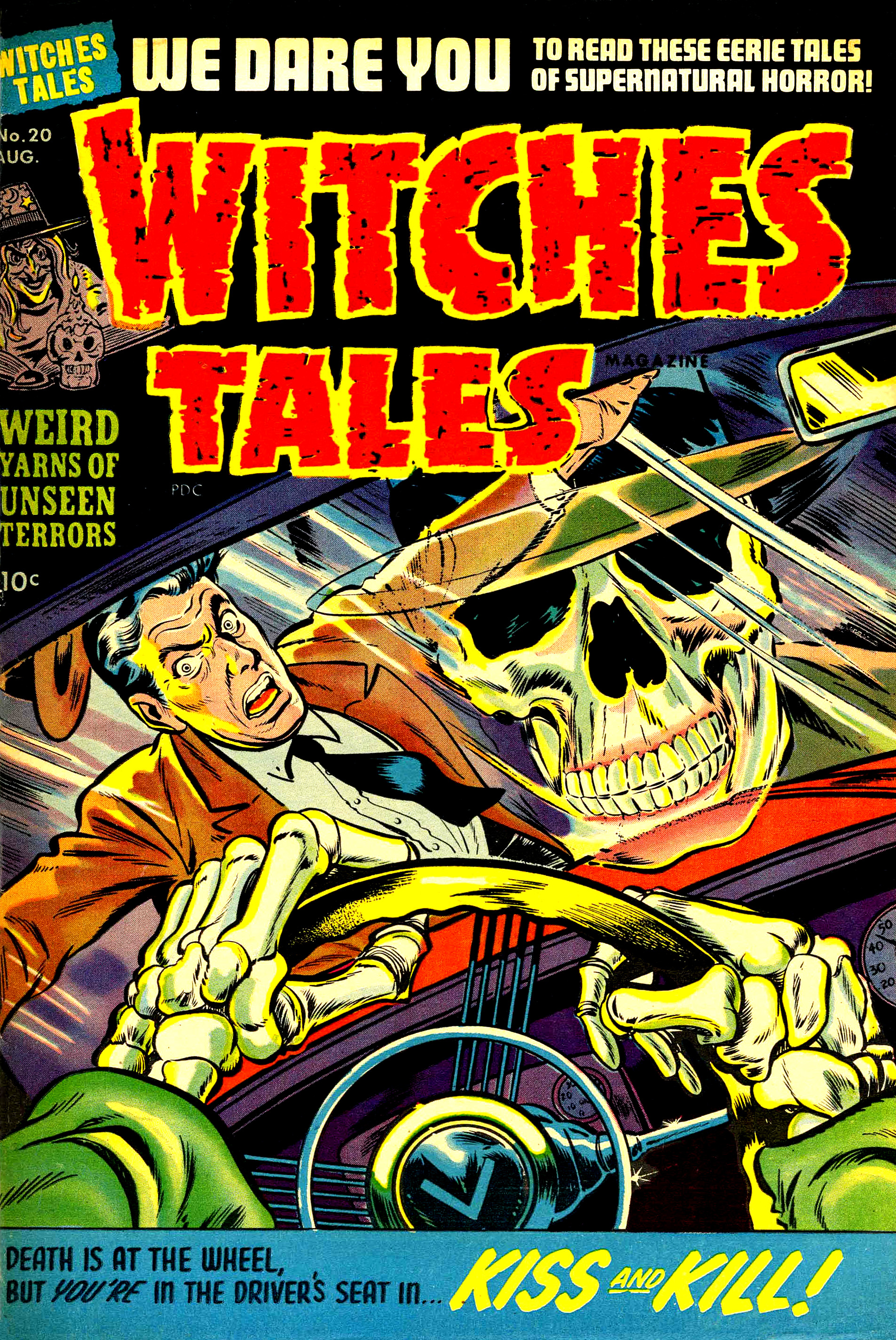 Witches Tales #20, Warren Kremer, Lee Elias Cover (Harvey, 1953)