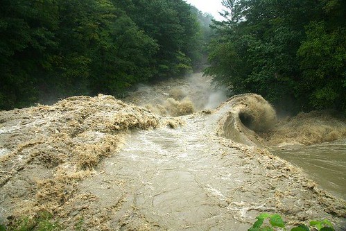 Vermont's Williams River Raging