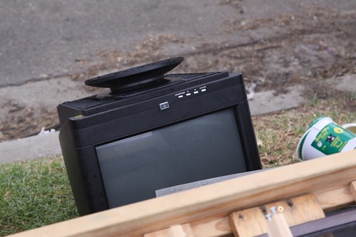 Spotted: not quite a television, but a CRT computer monitor