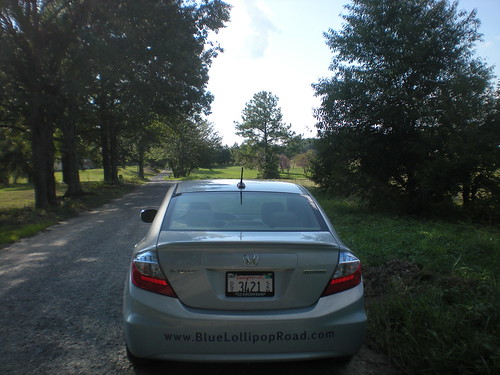 The BLR loaned Honda Civic and Virginia