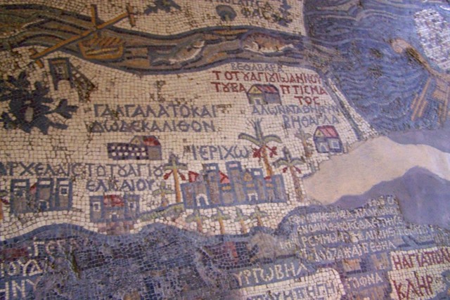 Madaba Map Jordan