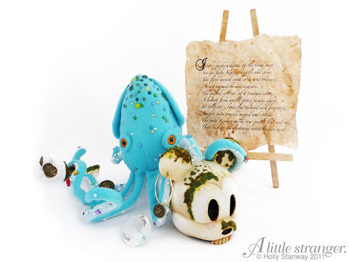 Baby Kraken: Custom Vinylmation 9″ Mickey
