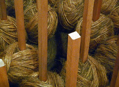 Jackie Winsor, #1 Rope with detail of central void