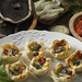 A beautiful puff pastry flower filled with portabella mushrooms, a blend of lightly seasoned ricotta and mozzarella cheese, gracefully topped with sun dried tomato.