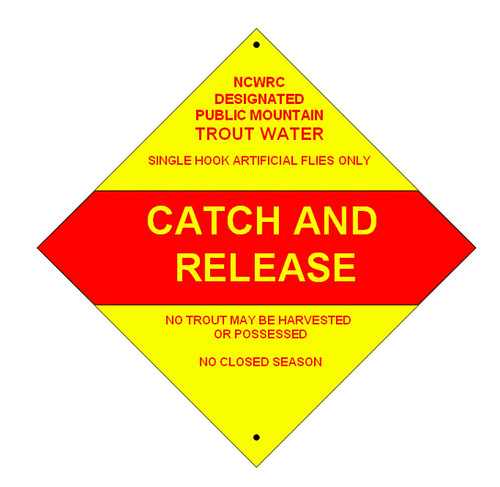 Catch And Release Sign