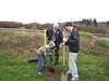 tree planting 2- Ken Murphy Director of FEMA region 10 and students