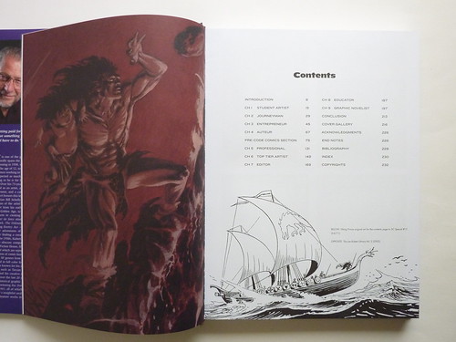 The Art of Joe Kubert (edited by Bill Schelly) - table of contents