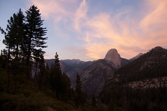 Sunset View Over Half Dome