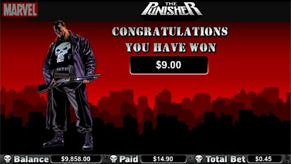 The Punisher bonus game