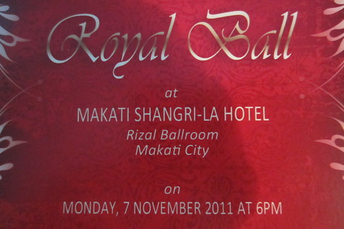 Royal Ball invitation