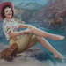 Cowgirl with Toes in the Stream, 1960 • <a style="font-size:0.8em;" href="http://www.flickr.com/photos/62692398@N08/6410403363/" target="_blank">View on Flickr</a>