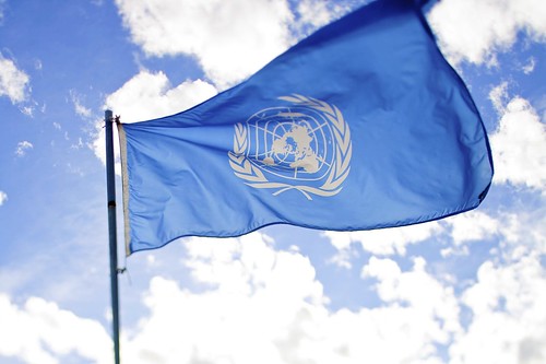 united nations flag, From FlickrPhotos