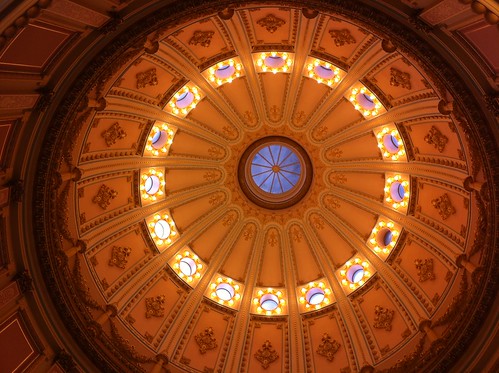 California Capitol Building ceiling