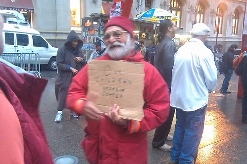 Santa Claus at Occupy Wall Street?
