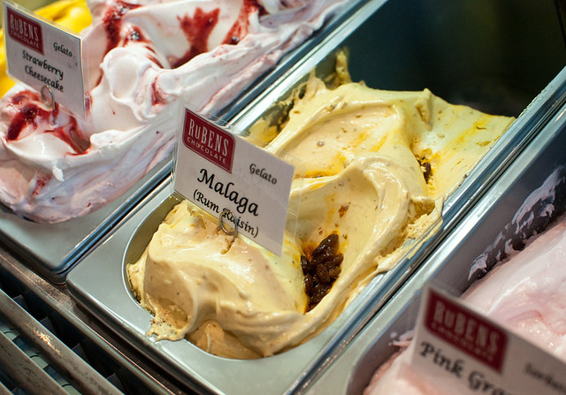 Rubens gelato selection