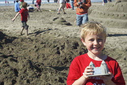 Ocean Beach sandcastle contest