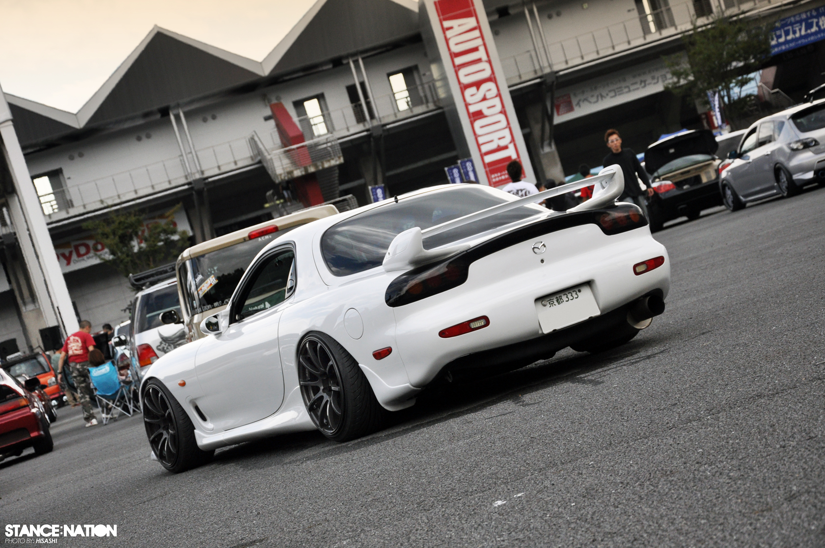 Slammed & Fitted Mazda RX7 FD.