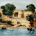 A GATEWAY OF BUKKUR FORT, SIND PAKISTAN 1838
