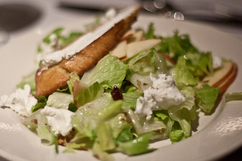 Would you like some salad with that goat cheese?