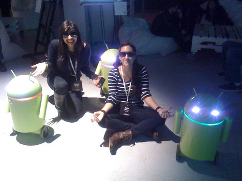 Google Droid Robots at Creative Sandbox
