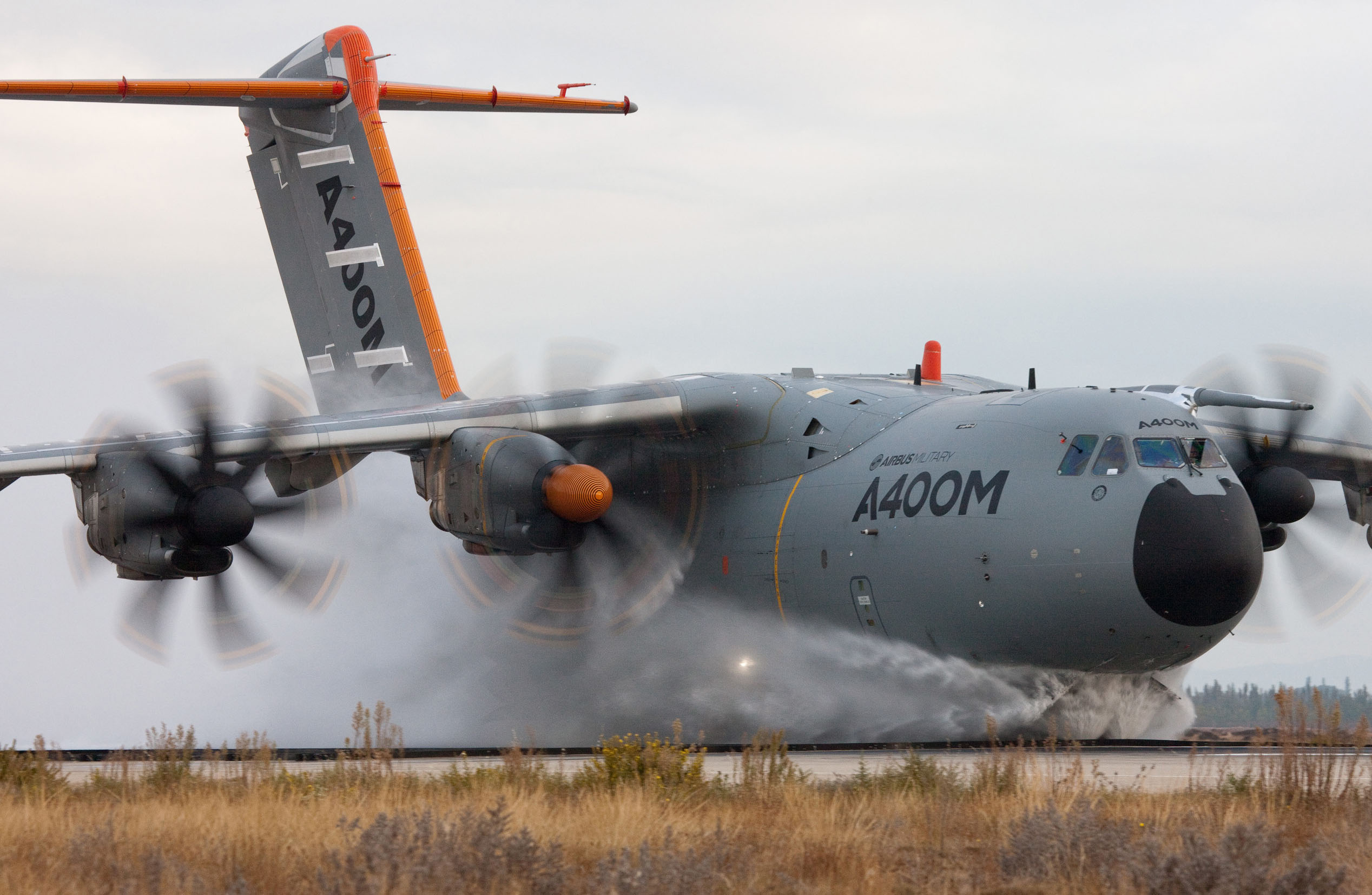 A400M Water ingestion test