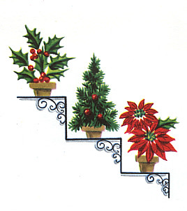 Potted Plants on Stairstep