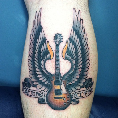nofilter #tattoo #guitar #wings - a photo on Flickriver