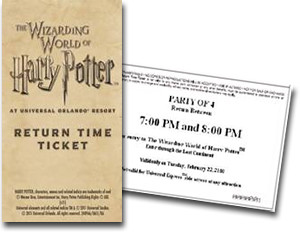 Wizarding World of Harry Potter Return Ticket