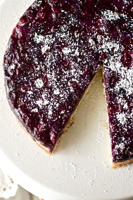 Blueberry Buttermilk Upside-Down Cake
