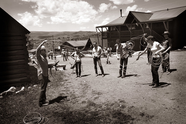Black Mountain Colorado Dude Ranch rope roping