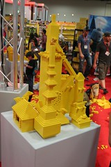 User created models at the LEGO booth - San Diego Comic Con - 2