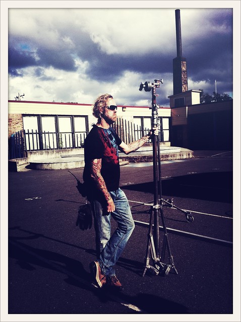 Standing Tall (Dan Misner-Best Boy Grip) @fatkidmovie #iP