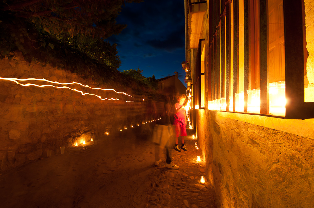 La noche de las velas en Pedraza
