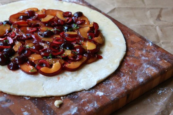 Apricot & Cherry Galette